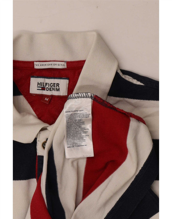 Tommy Hilfiger Herre poloshirt Medium Flerfarvet stribet bomuld
