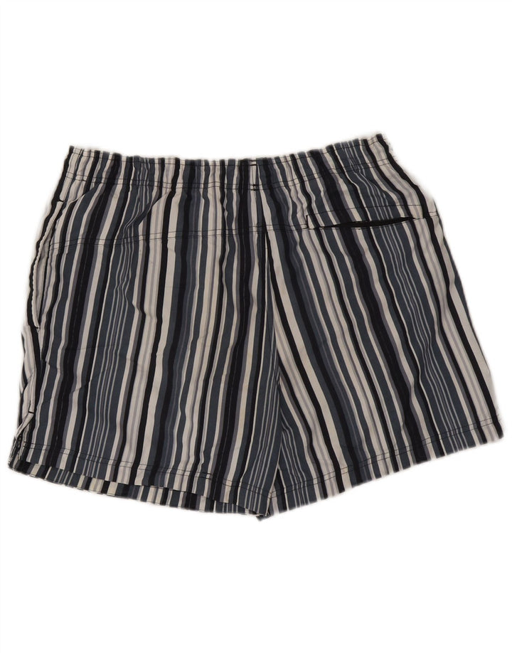 Calvin Klein badeshorts til mænd store blå stribet polyester