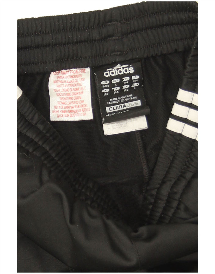 Adidas drenge Clima 365 træningsdragt bukser 13-14 år sort polyester
