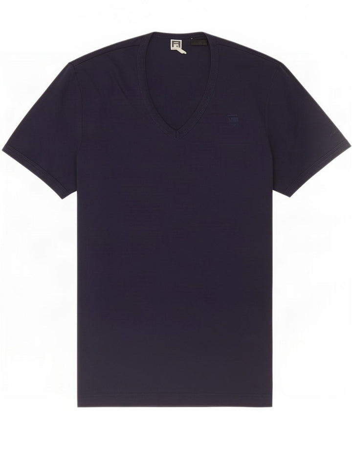G-Star Herre T-Shirt Top Medium Marineblå Bomuld