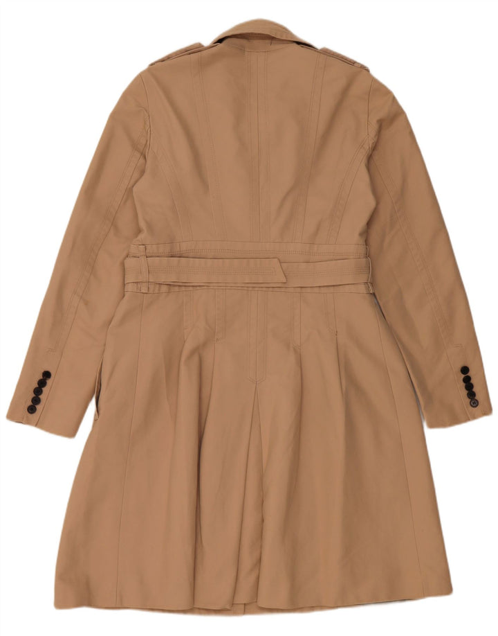 ZARA Trench Coat til kvinder UK 14 Medium Beige