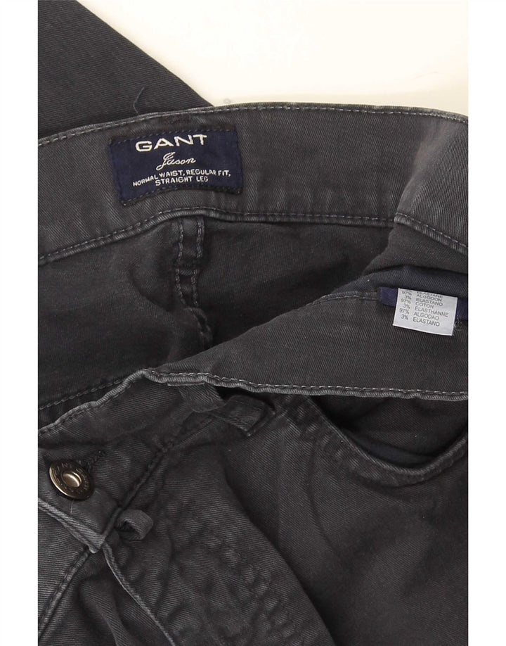 Gant Herre Jason Regular Fit Straight Jeans W32 L32 Grå Bomuld