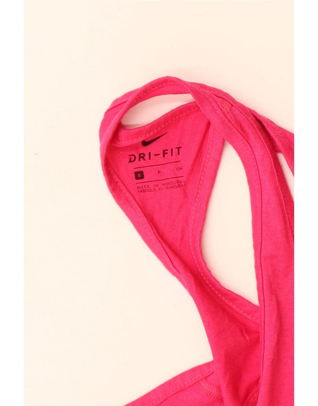 Nike Dame Dri Fit Vest Top UK 8 Small Pink Polyester