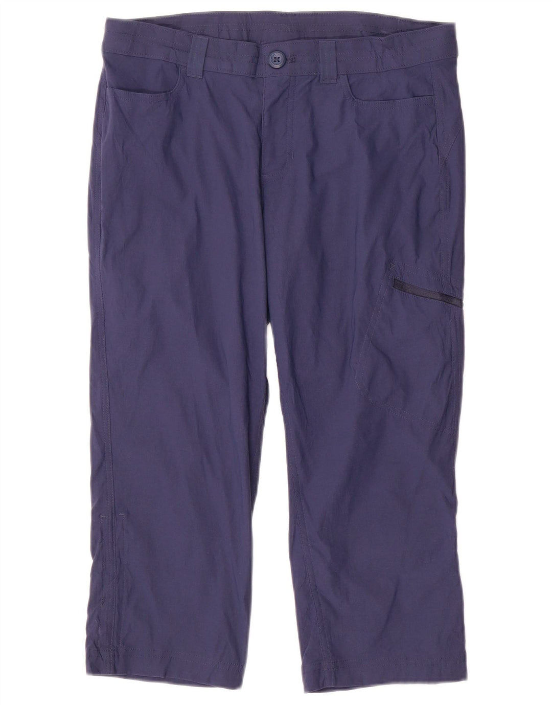 EDDIE BAUER Lige Capri-bukser til kvinder US 8 Medium W32 L20 Marineblå