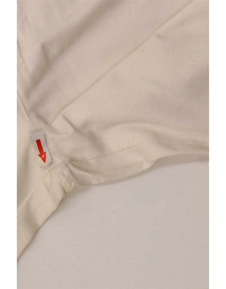 Roccobarocco Dame Højtalje Capri Bukser IT 44 Medium W26 L22 Hvid