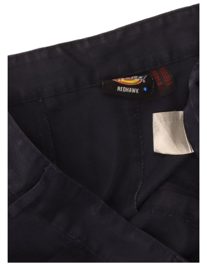 Dickies Herre Redhawk Straight Cargo Bukser W42 L33 Navy Blue Polyester