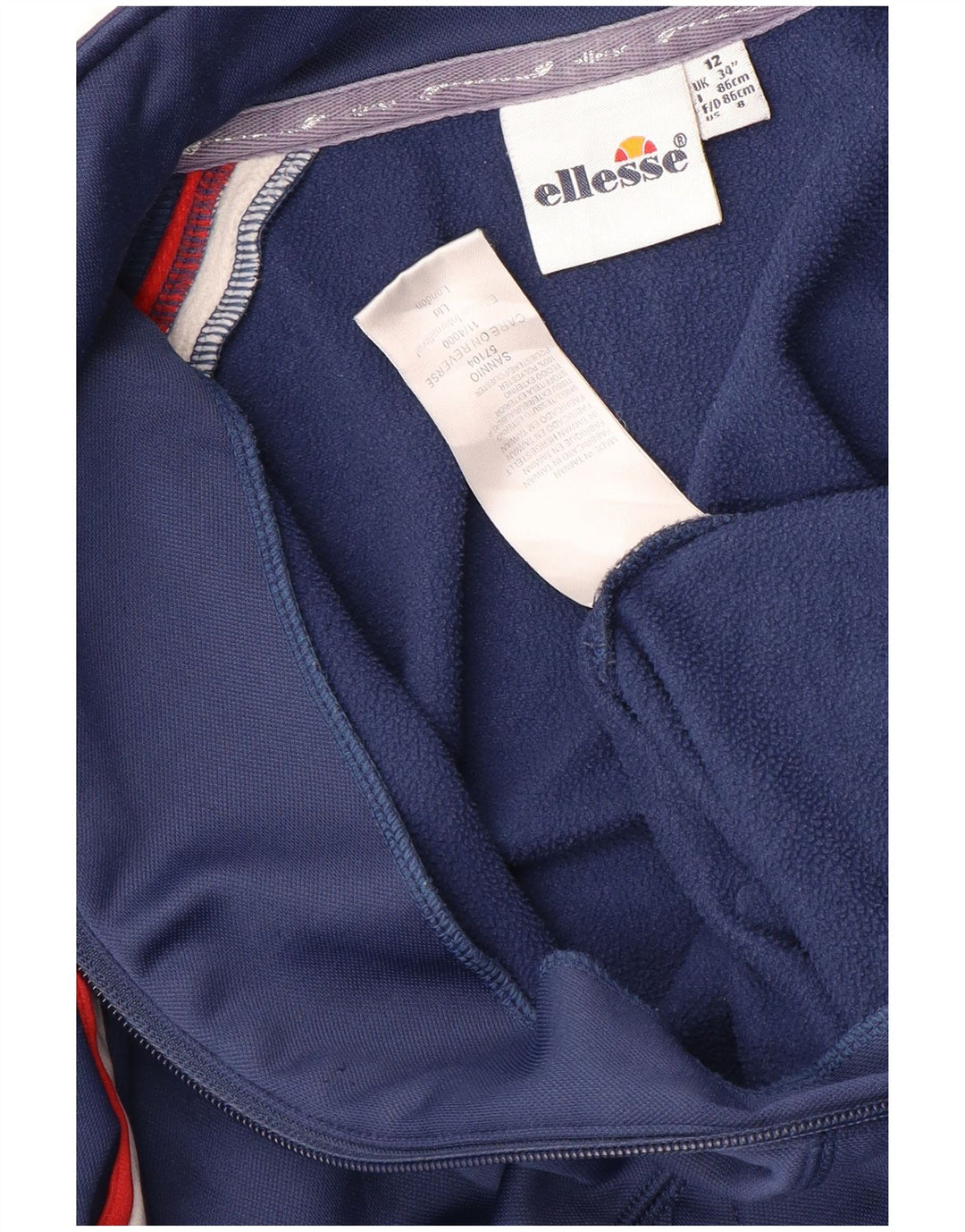 ELLESSE Pigetræningsdragt Topjakke 11-12 År Marineblå Polyester
