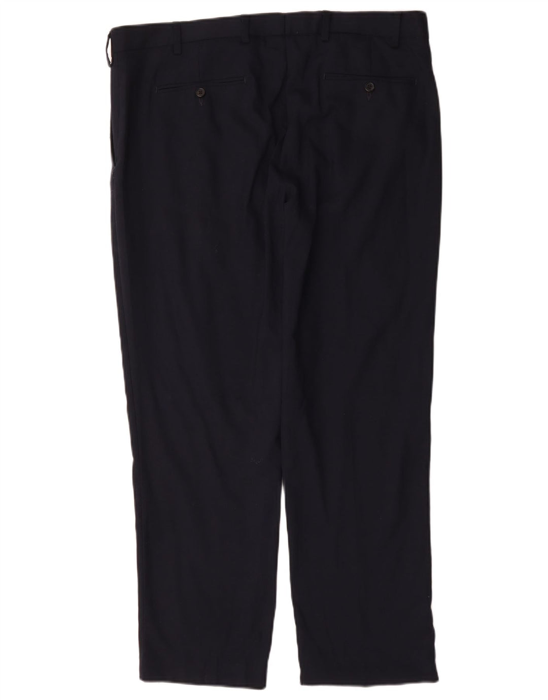 Marks & Spencer Herre Regular Fit Suit Bukser W38 L29 Marineblå Uld