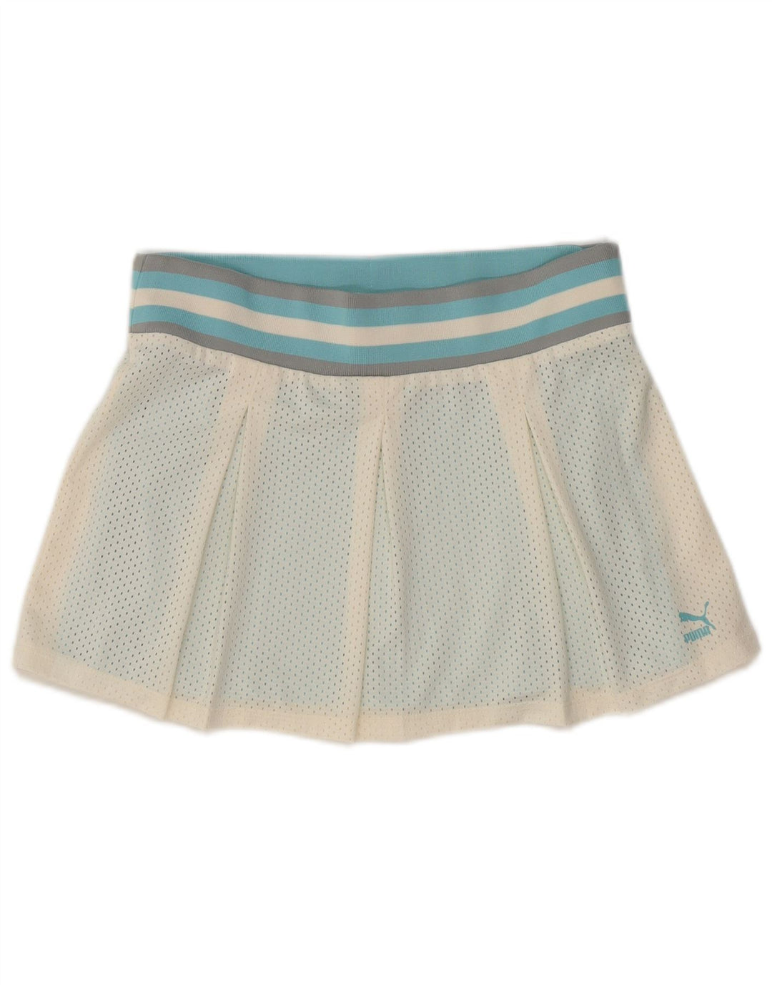 PUMA Womens Tennis Skirt UK 10 Small  White Polyester