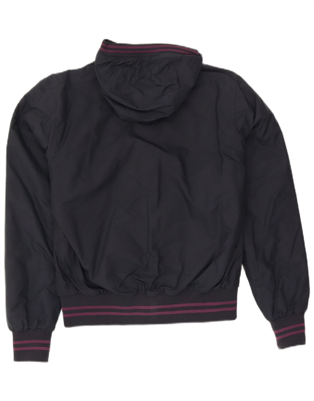 North Sails Herre Hooded Bomber Jacket UK 38 Medium Navy Blue Polyamide