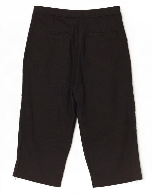 Zara Bermudashorts til kvinder Medium W28 Sort Lyocell