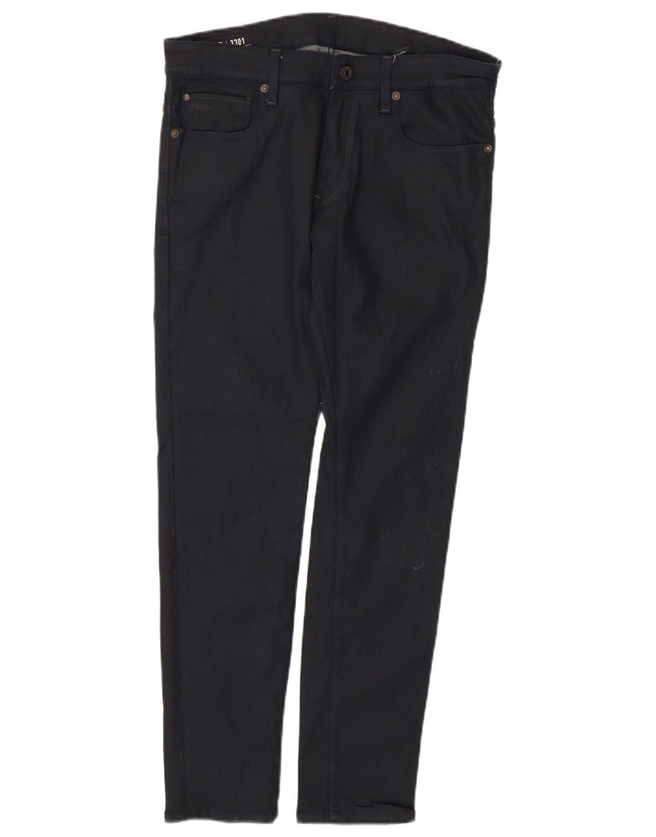 G-STAR Herre 3301 Super Slim Jeans W33 L30 Marineblå Bomuld
