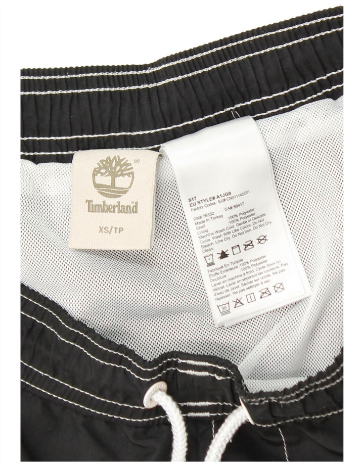 TIMBERLAND Mens Swimming Shorts XS  Black Polyester