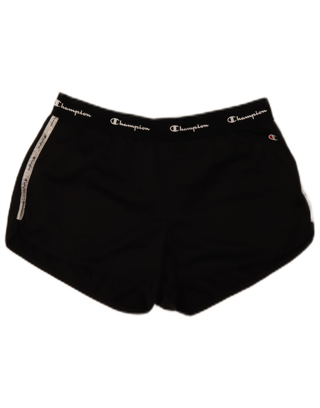 Champion Womens grafiske sportsshorts UK 14 Large Black Polyester