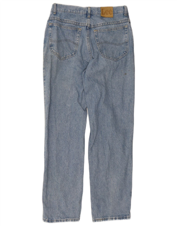 Lee Straight Jeans til mænd W34 L30 blå bomuld