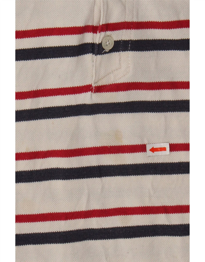 WRANGLER drenge poloshirt 15-16 år 2XL hvidstribet bomuld