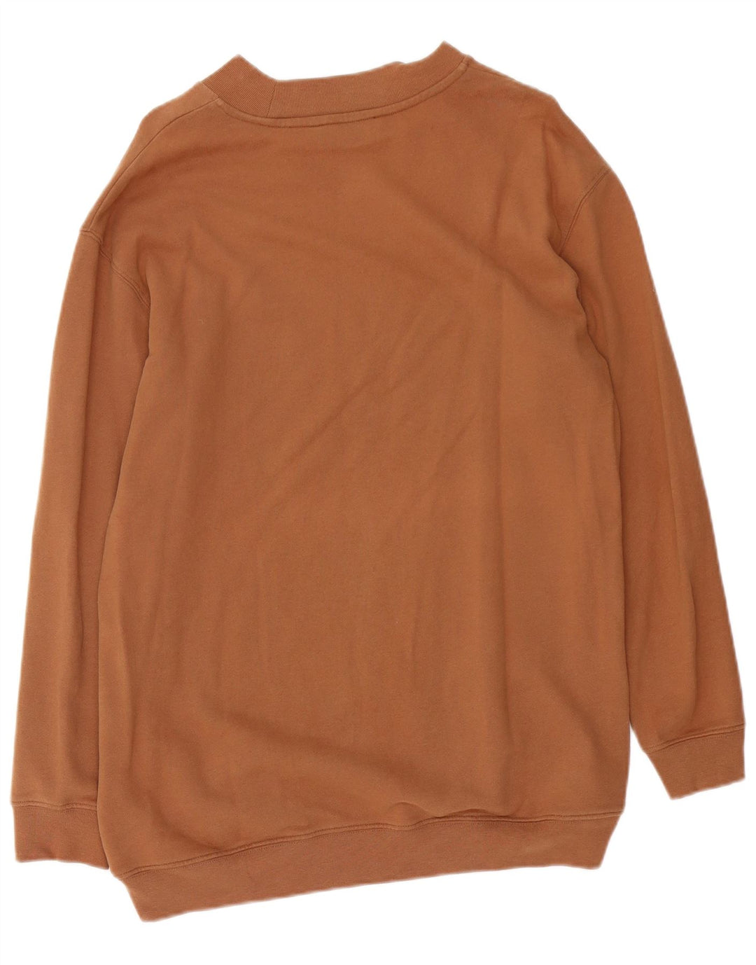 Stefanel Dame Grafisk Loose Fit Sweatshirt Jumper UK 14 Medium Brun