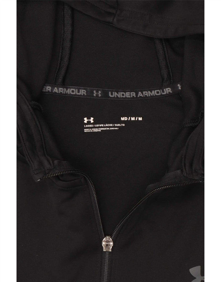 Under Armour Herre hættetrøje med lynlås mellem sort