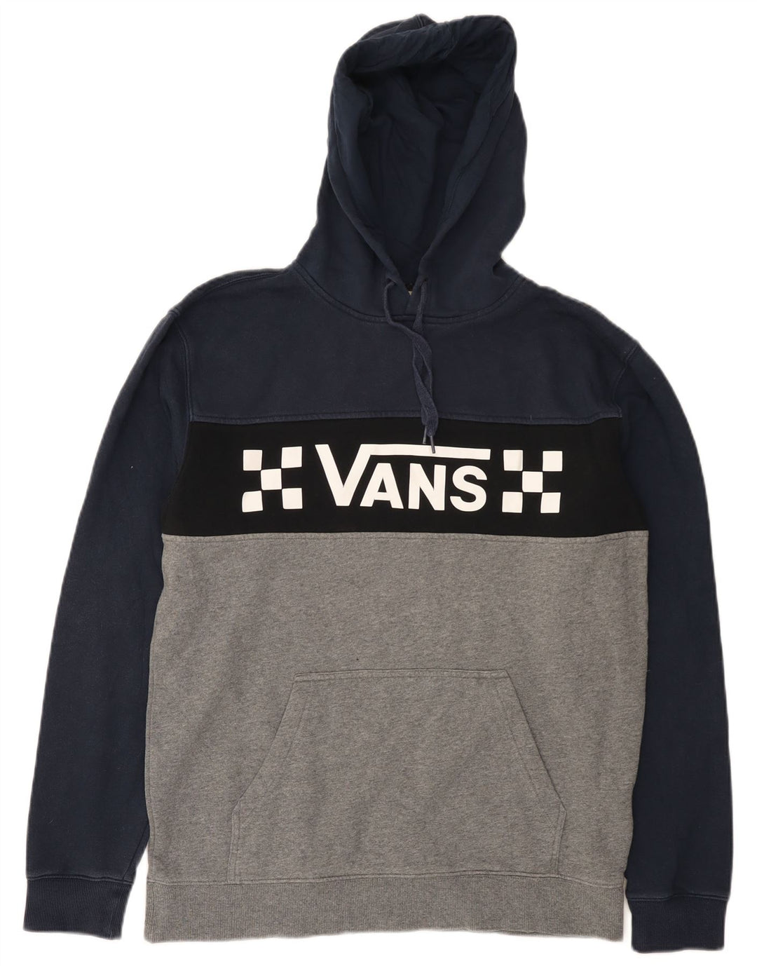 Vans Herre grafisk hættetrøje Jumper Medium Flerfarvet Colourblock Bomuld