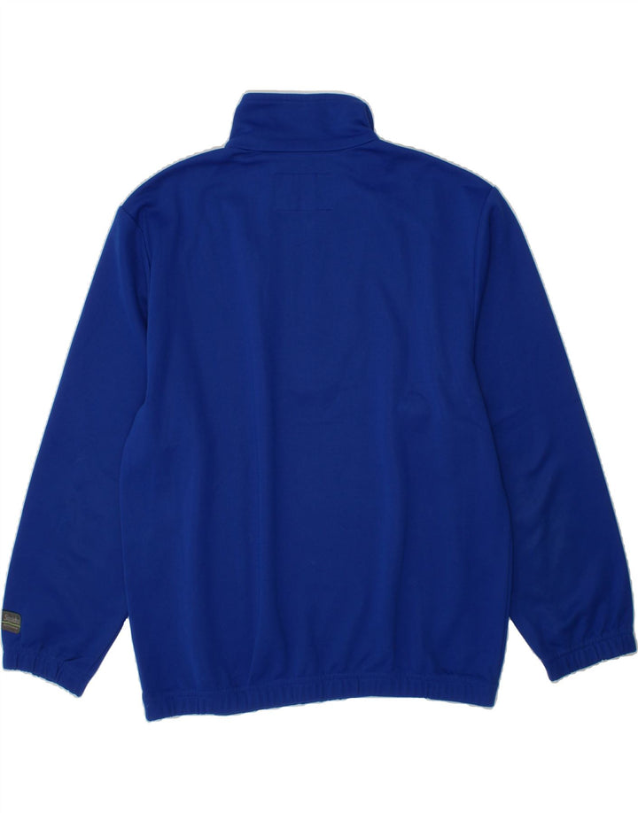 DIADORA Boys Zip Neck Pullover Tracksuit Top 9-10 Years Large  Blue Vintage Diadora and Second-Hand Diadora from Messina Hembry 