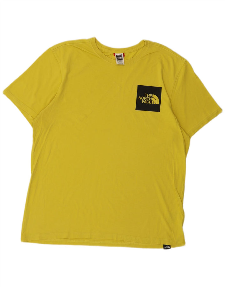 The North Face Herre T-Shirt Top Stor Gul Bomuld