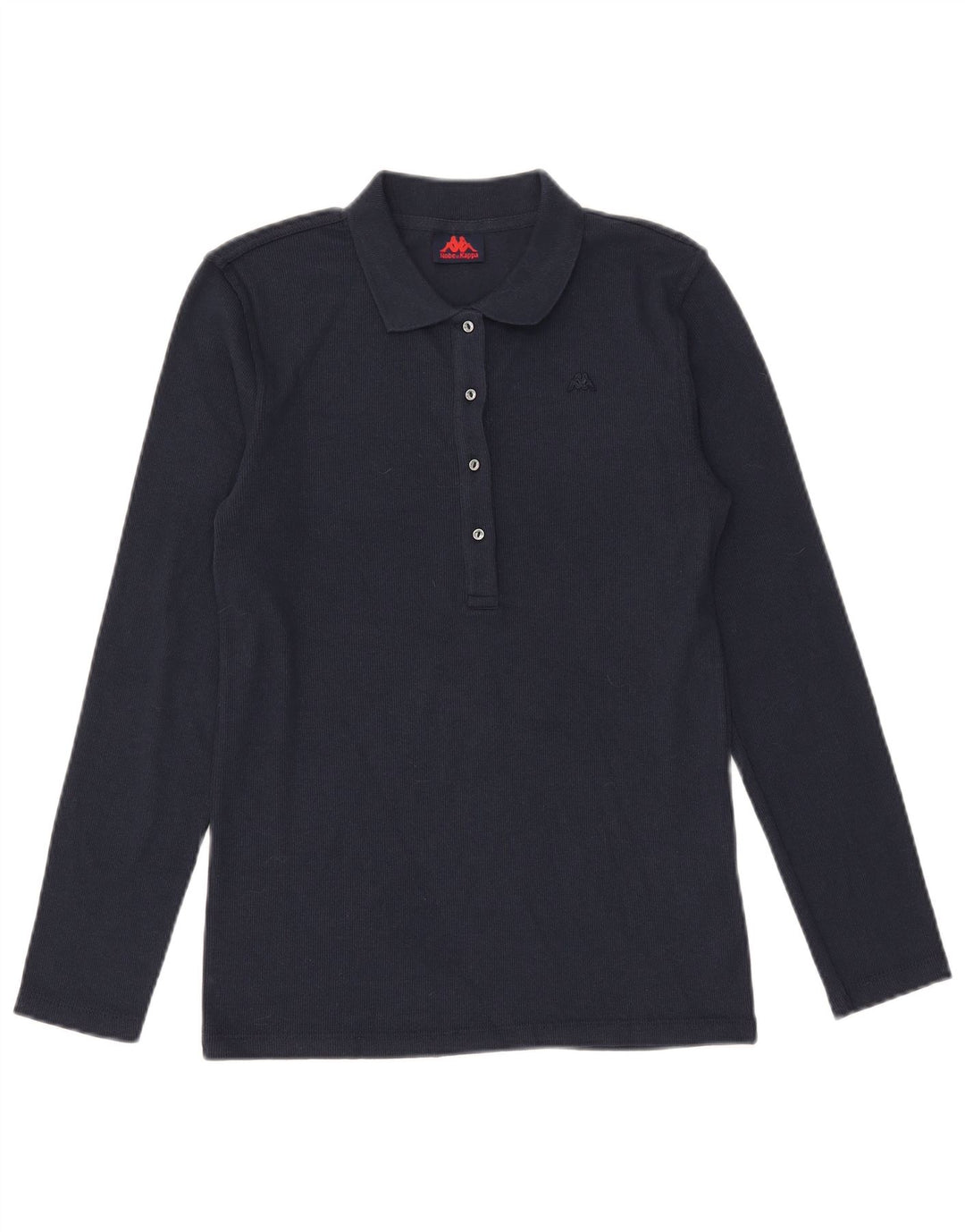 Kappa Dame Top Langærmet UK 12 Medium Navy Blue Bomuld