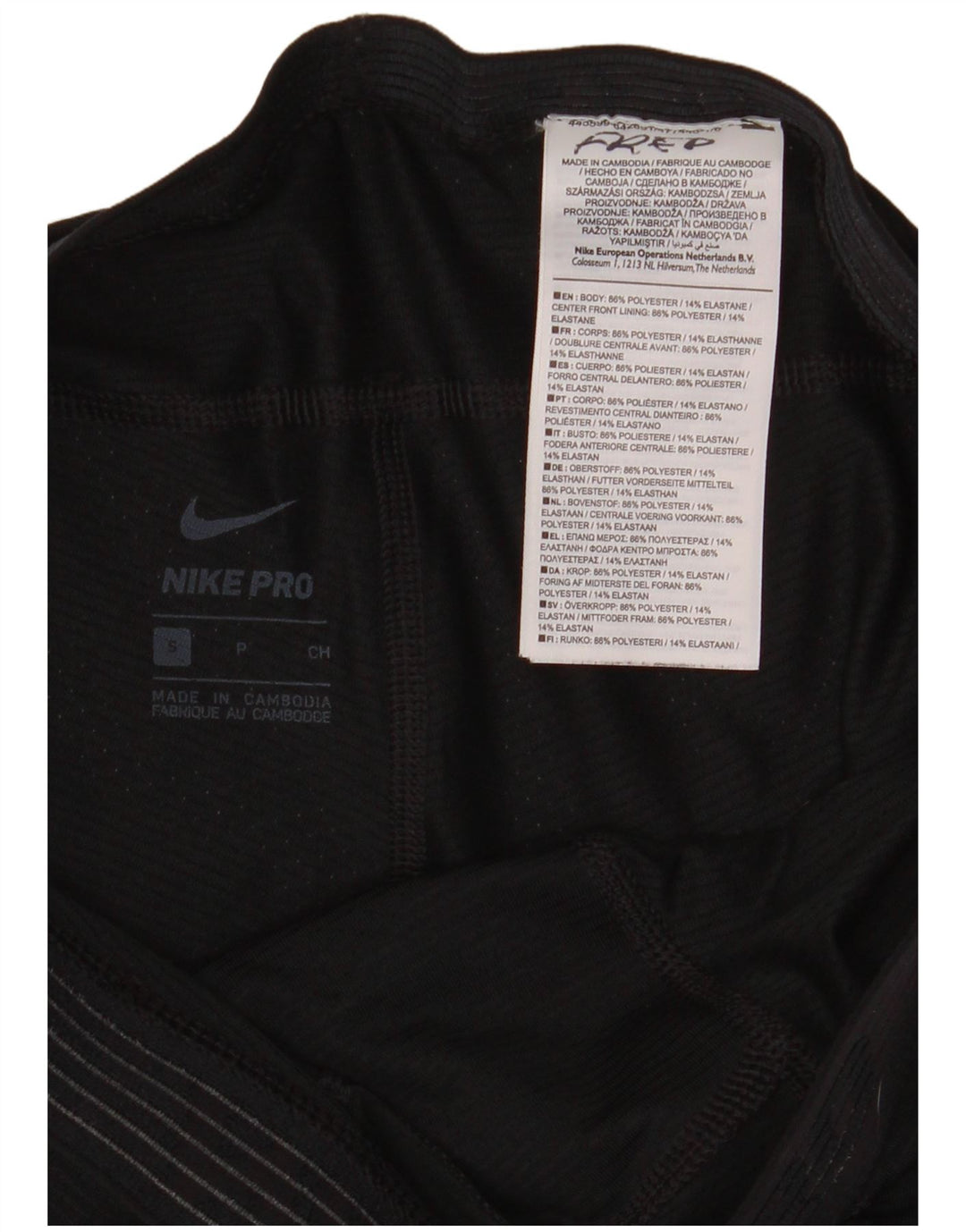 Nike Herre Leggings Lille sort polyester