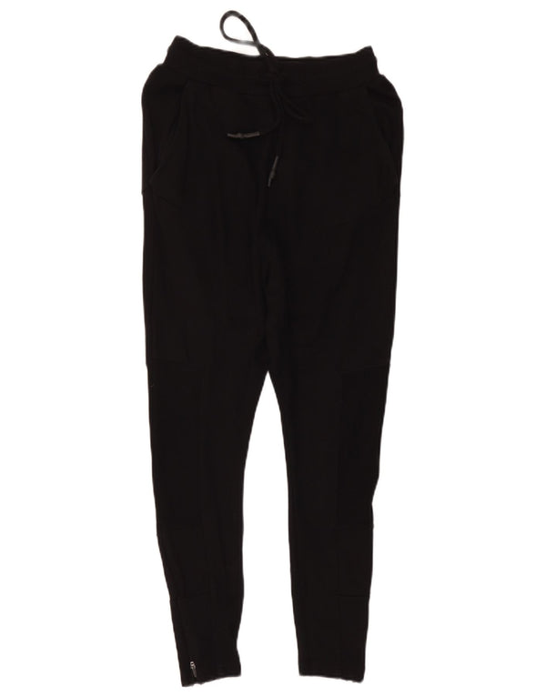 Zara Dame Capri Træningsdragt Bukser UK 10 Small Black Bomuld