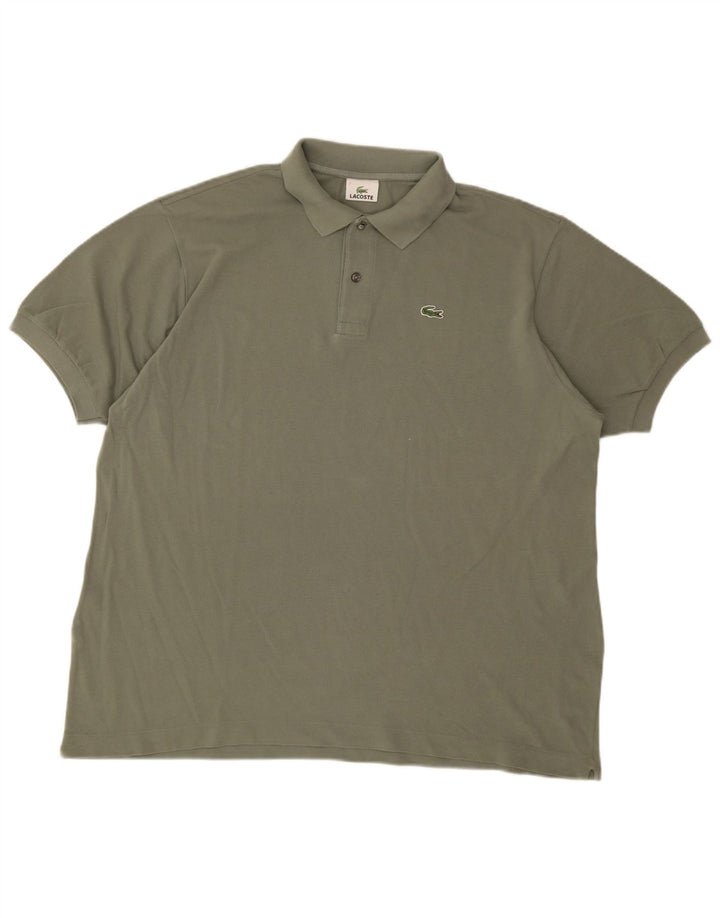 Lacoste Herre poloskjorte str. 7 2XL Khaki Bomuld