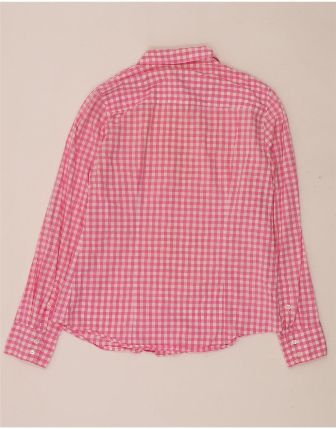 J. CREW Dameskjorte UK 14 Medium Pink Gingham