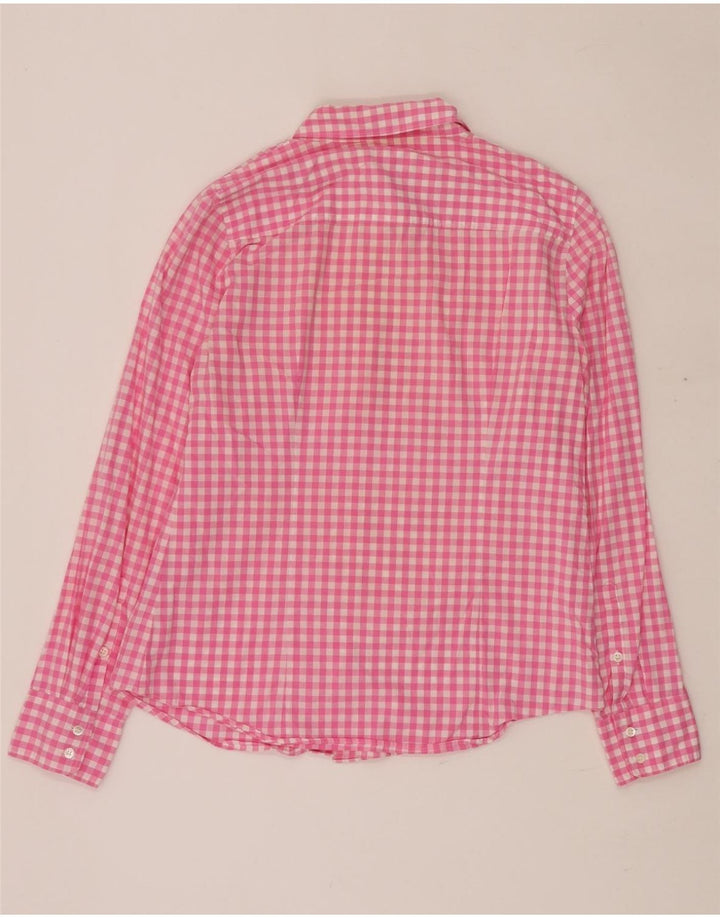J. CREW Dameskjorte UK 14 Medium Pink Gingham