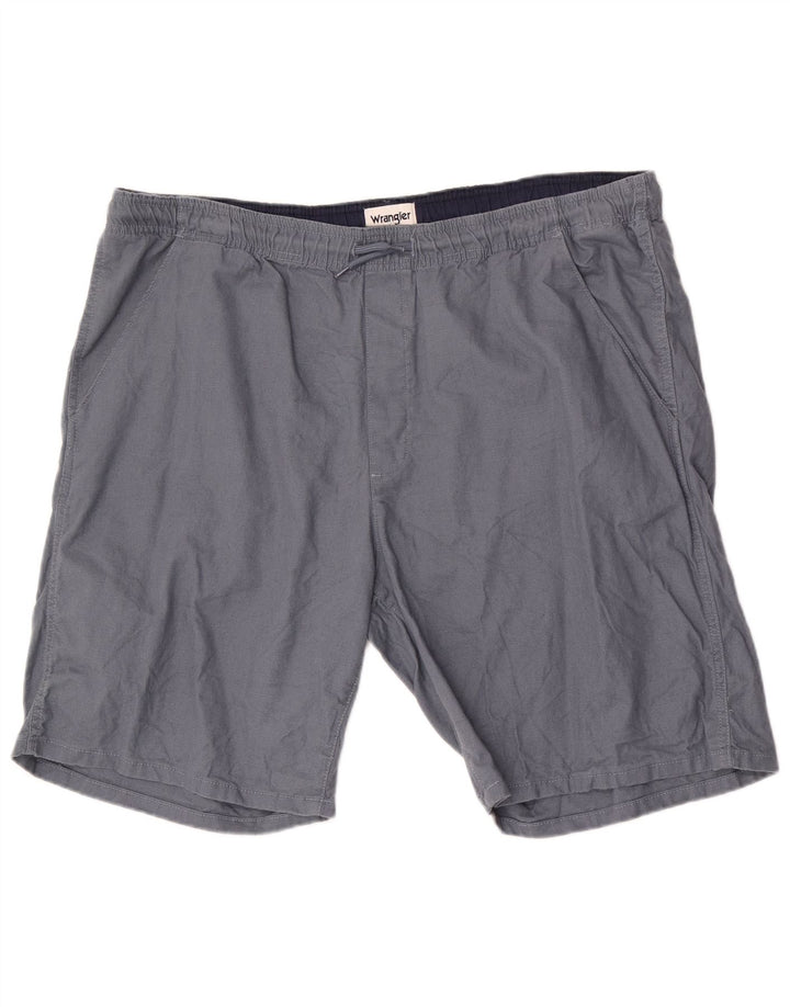 Wrangler Herre Bermuda Shorts W38 XL Grå Bomuld