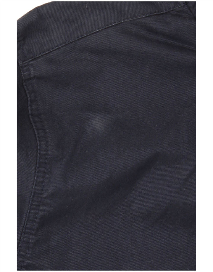 Tommy Hilfiger Herre Bomber Jacket UK 38 Medium Navy Blue Bomuld