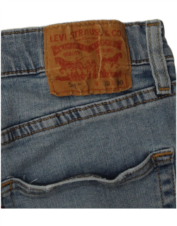 Levi's Herre 511 Slim Jeans W32 L30 Blå Bomuld