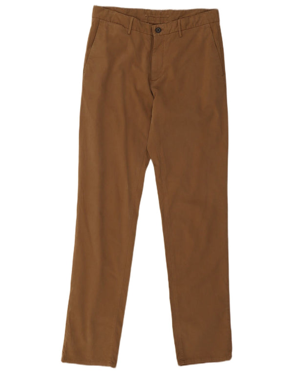 Massimo Dutti Herre Slim Fit Chinobukser EU 40 Medium W31 L31 Beige