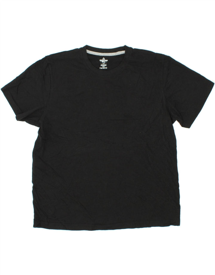 MOUNTAIN RIDGE Mens T-Shirt Top Large Black Cotton Vintage Mountain Ridge and Second-Hand Mountain Ridge from Messina Hembry 