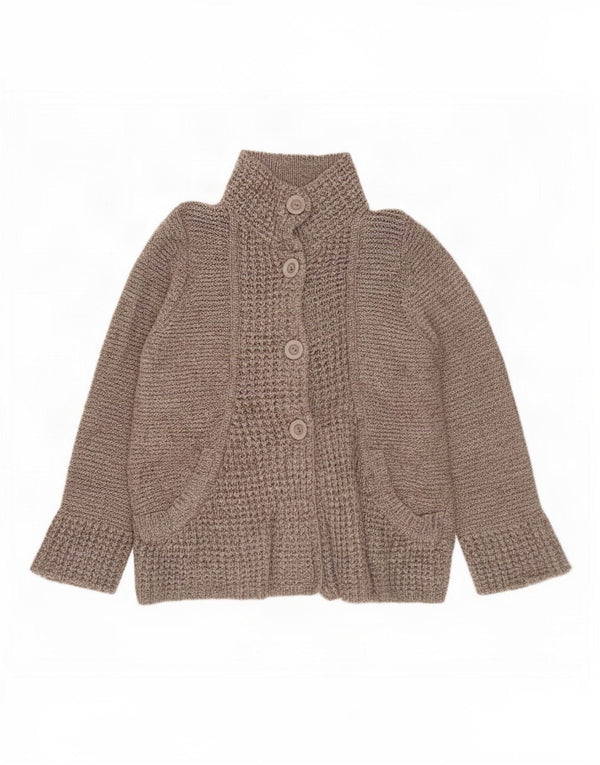 Marks & Spencer Dame Cardigan Sweater UK 22 3XL Beige Akryl
