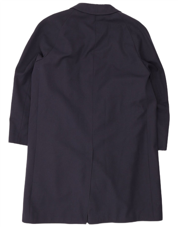 Vintage Trench Coat til mænd UK 40 Large Navy Blue