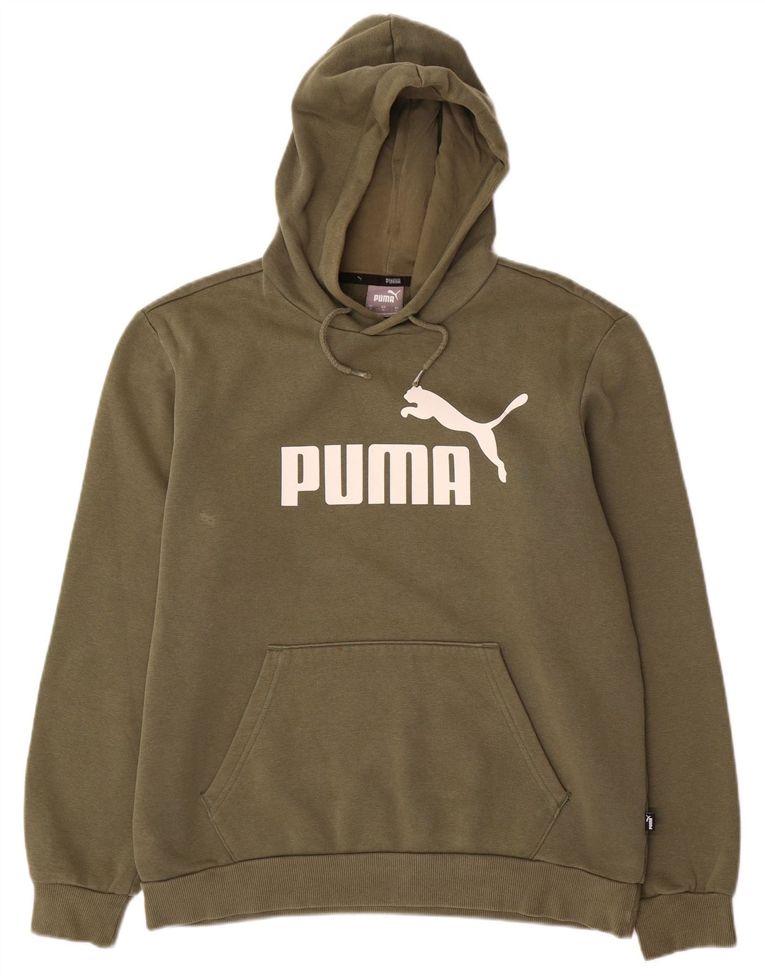 Puma Herre grafisk hættetrøje Jumper Medium Khaki Bomuld