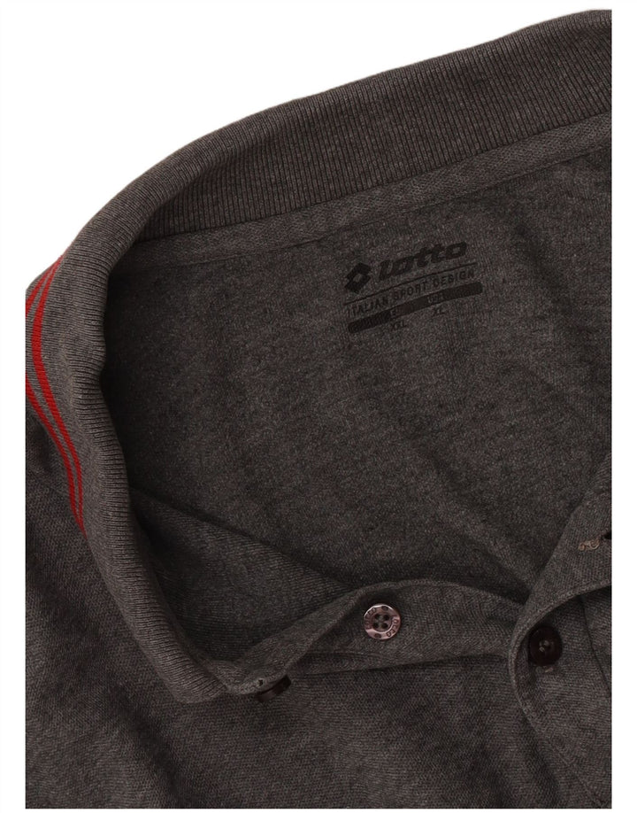 Lotto Langærmet Polo Shirt til mænd 2XL Grå
