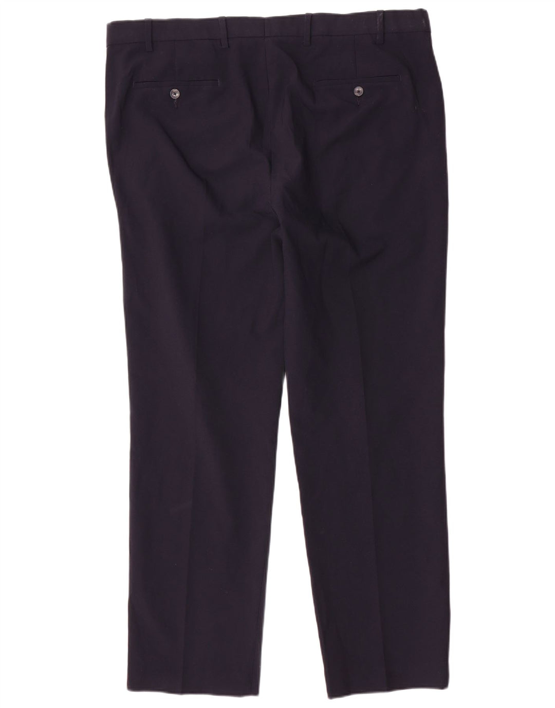 Marks & Spencer Herre Straight Regular Suit Bukser W40 L31 Navy Blue