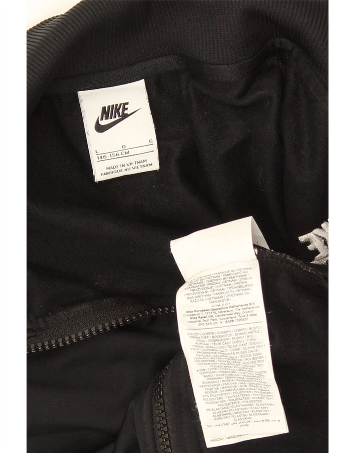 Nike Girls Crop træningsdragt topjakke 12-13 år Stor sort polyester