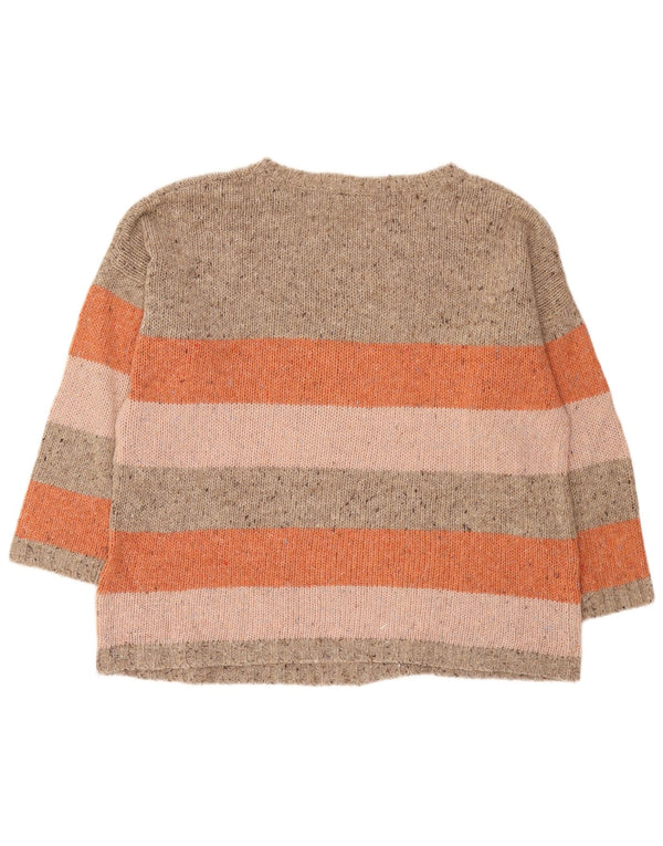 Marks & Spencer Dame Boat Neck Jumper Sweater UK 22 3XL Flerfarvet