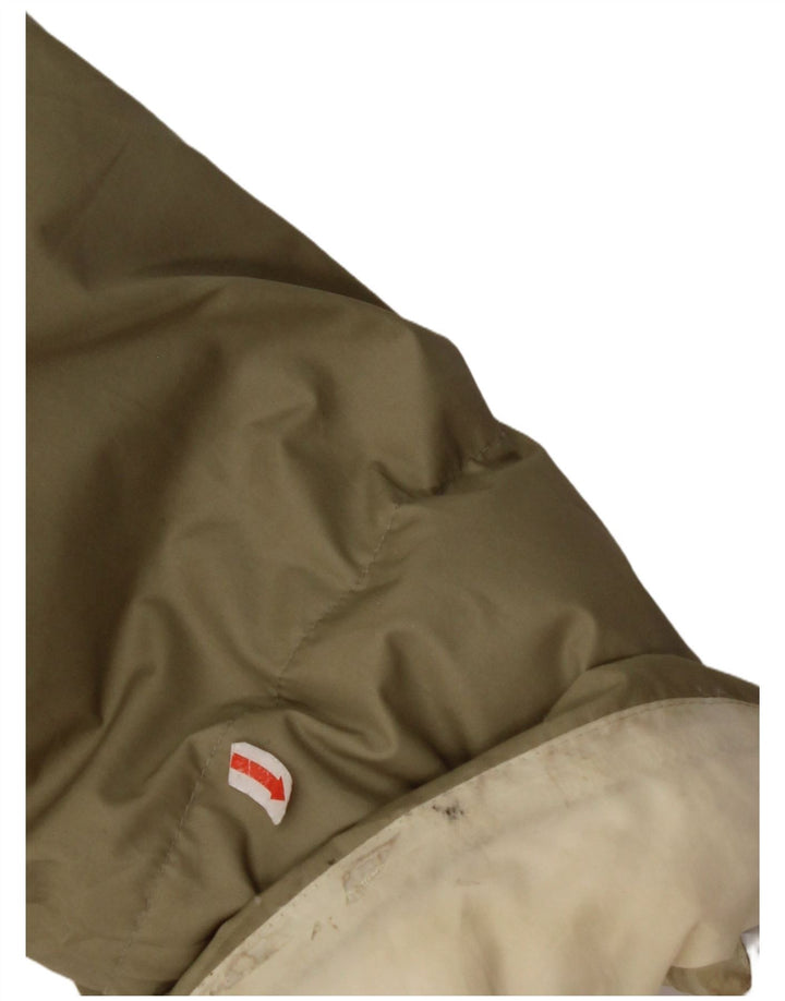 DIESEL Dame polstret jakke UK 14 Medium Khaki Polyester