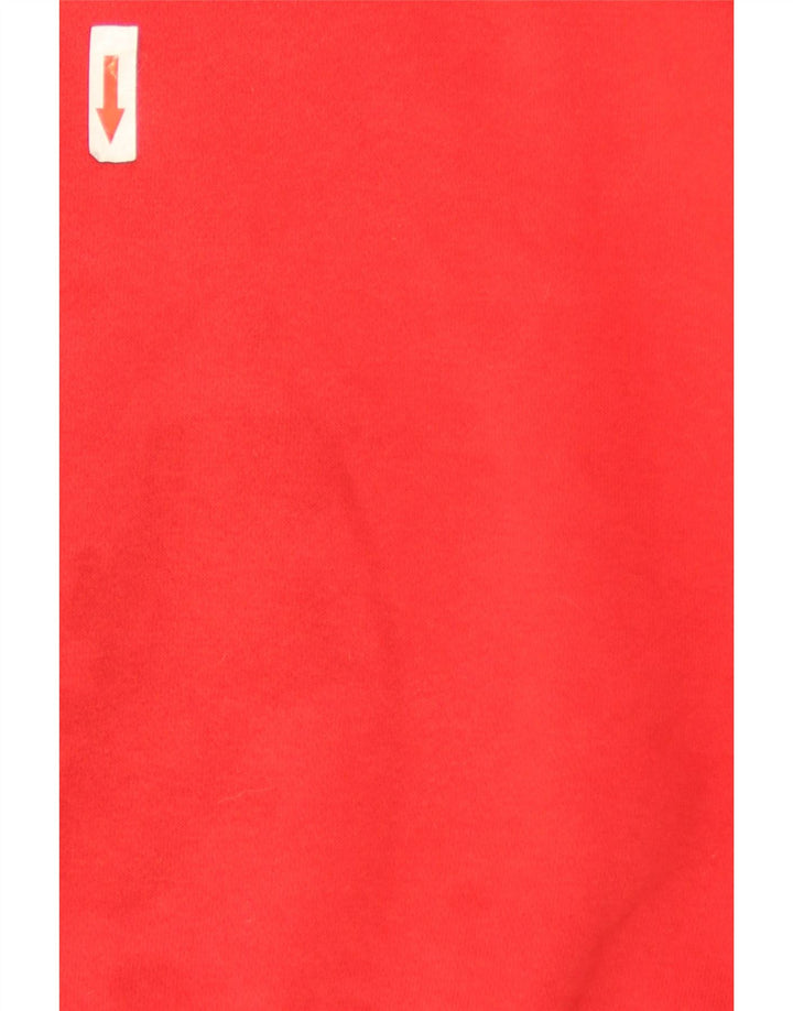 Nike grafisk sweatshirt til mænd 2XL Rød Colourblock Bomuld