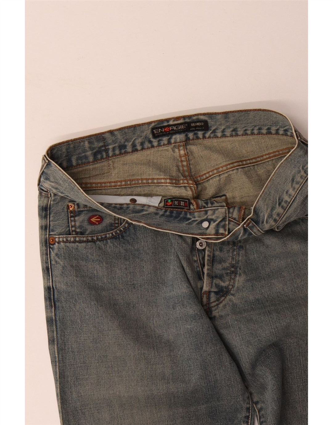 ENERGIE Straight jeans til mænd W32 L34 Blå