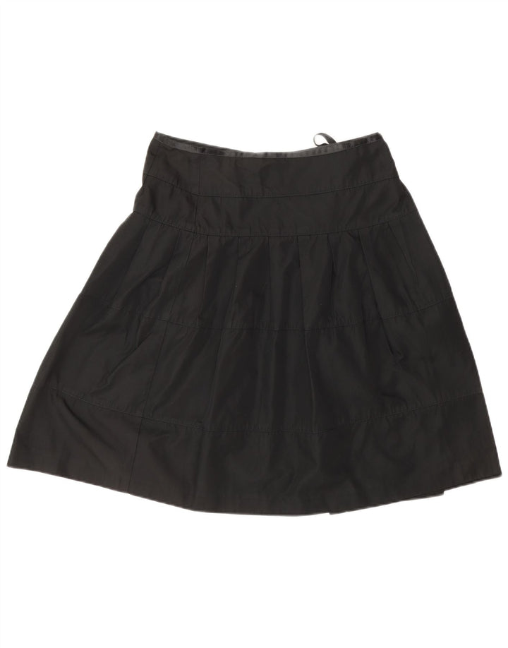 JOSEPH Wrap-nederdel til kvinder EU 36 Small W26 Black Triacetate Classic