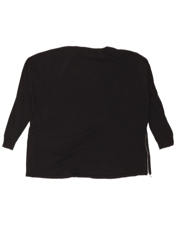 Marks & Spencer Dame Top Langærmet UK 16 Large Black