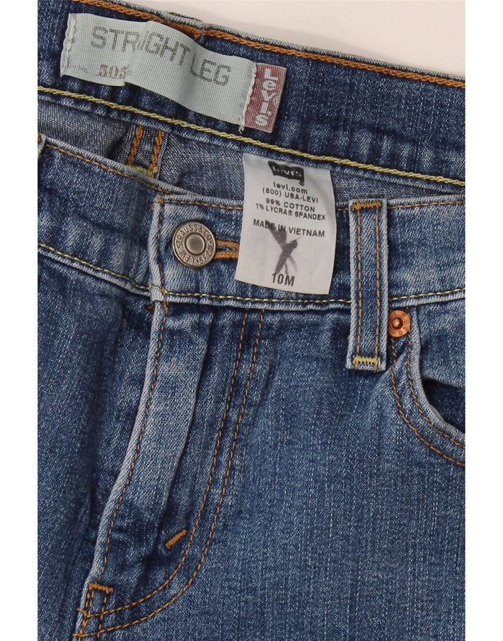 LEVI'S Womens 505 Straight Jeans US 10 Large W32 L30 Blue Cotton Vintage Levi's and Second-Hand Levi's from Messina Hembry 