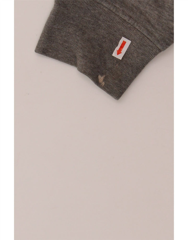 LEVI'S Mens Standard Fit Zip Hoodie Sweater Medium Grey Cotton Vintage Levi's and Second-Hand Levi's from Messina Hembry 
